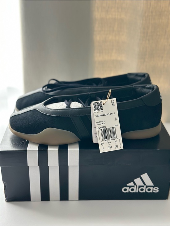 adidas Shoes - Adidas Taekwondo Mei Ballet W Flats Black Gum Sole Shoes Women’s Size 8 NWT